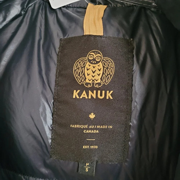 Kanuk black long winter coat with hood - Picture 6 of 9